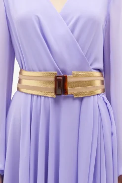Cintura bianca e oro