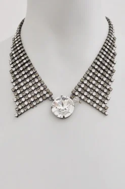 Collana colletto argento