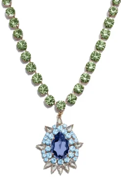 Collana verde e blu