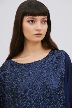 Completo blu paillettes