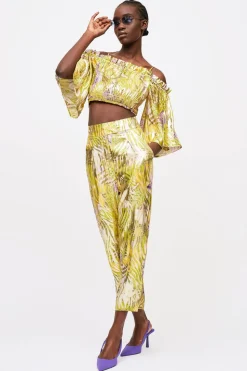 Completo lurex lime
