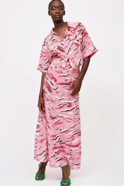Completo rosa tigrato