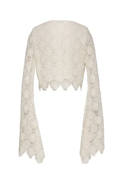 Completo top e pantalone in pizzo
