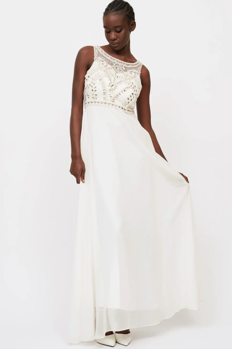 Dress with crystals