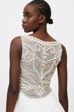 Dress with crystals