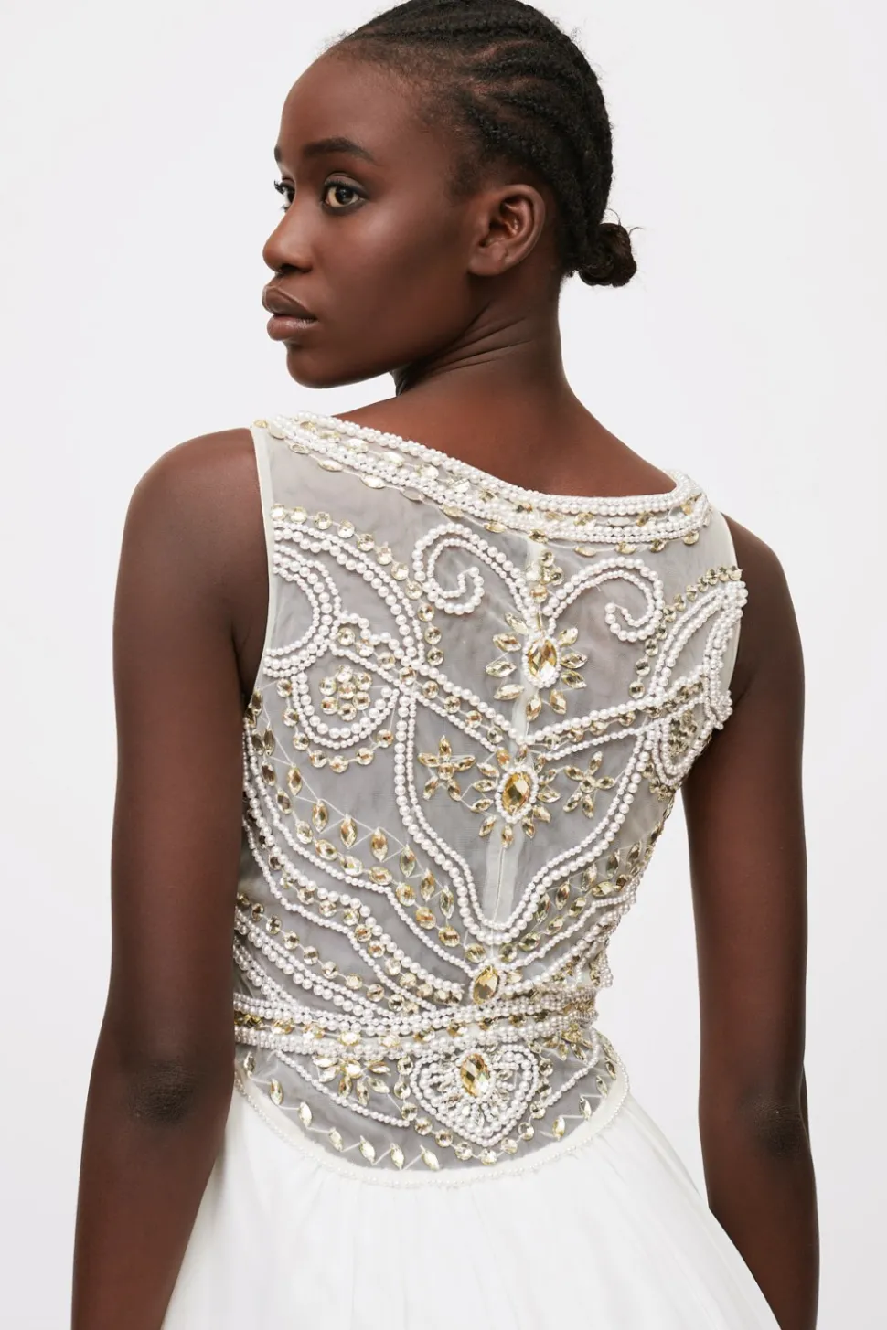 Dress with crystals