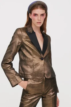Giacca oro corta