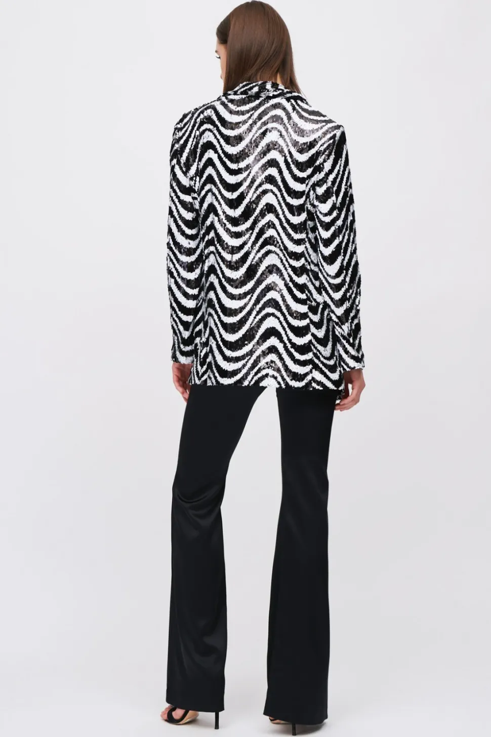 Giacca paillettes optical