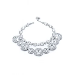 Girocollo in ottone e cristalli
