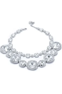 Girocollo in ottone e cristalli