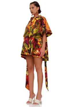 Jumpsuit corta stampata