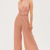 Jumpsuit lurex rosa