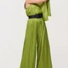 Jumpsuit monospalla pistacchio