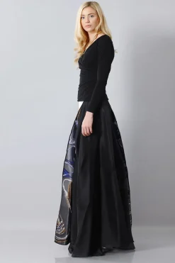 Maglia nera manica lunga