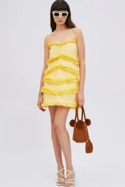 Mini abito giallo
