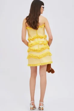 Mini abito giallo