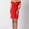 Mini abito in satin