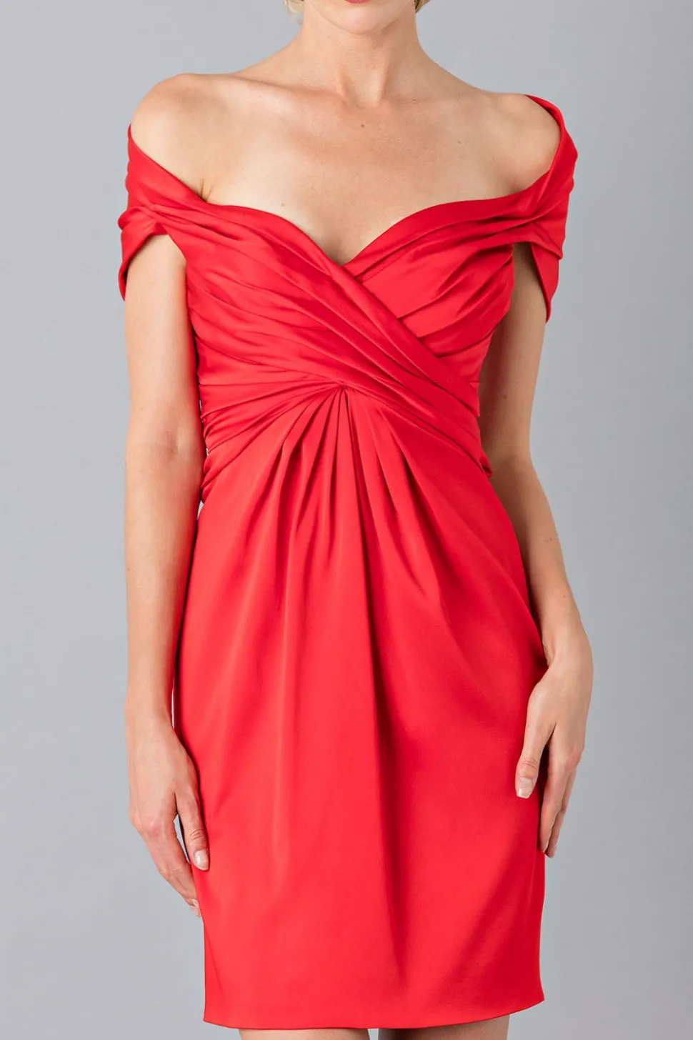 Mini abito in satin