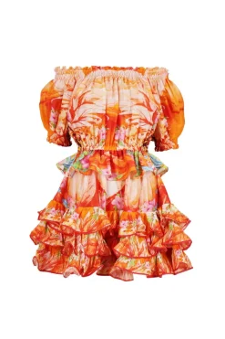 Mini dress arancione