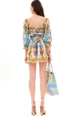 Mini dress con fiocco