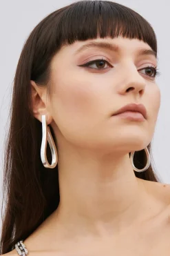 Orecchini goccia argento