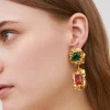 Orecchini Lolita verdi e rossi