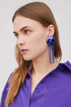 Orecchini Orbit blu