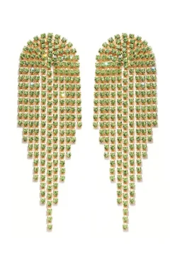 Orecchini pendenti lime