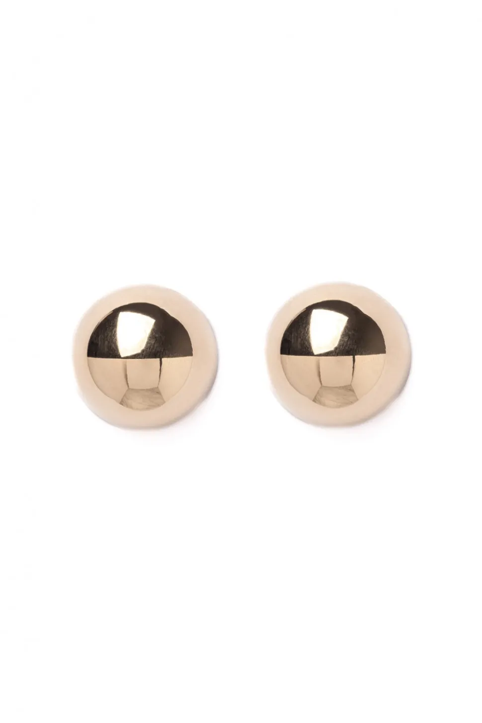 Orecchini sfera dorati