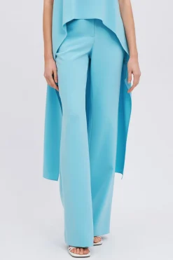 Pantaloni dritti azzurri
