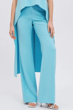 Pantaloni dritti azzurri