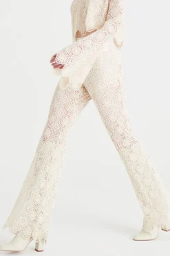Pantaloni macramè