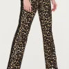 Pantaloni smoking leopardati