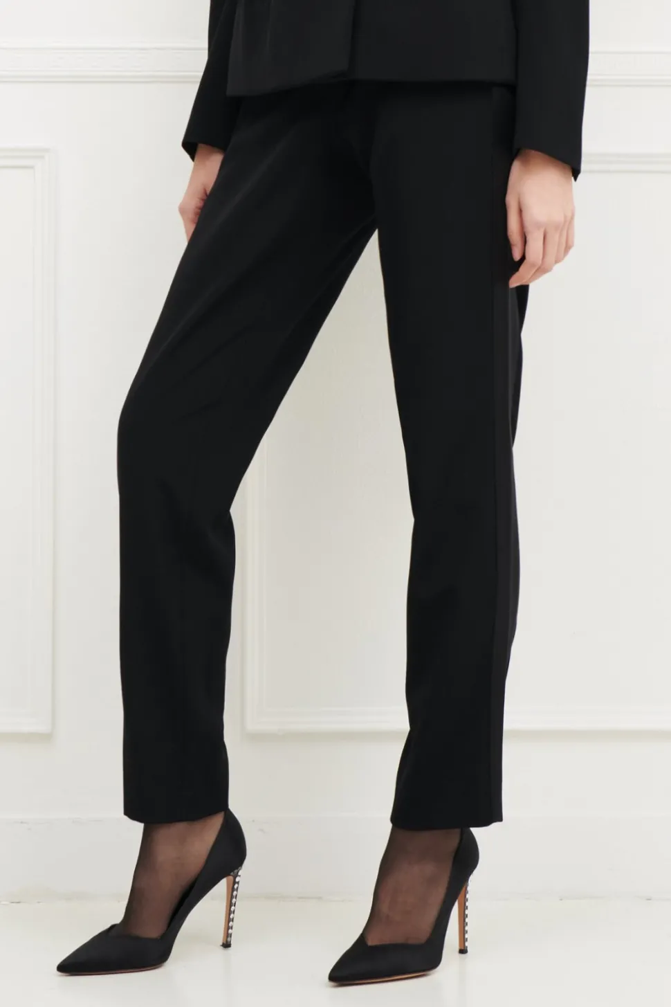 Pantaloni smoking neri