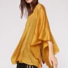 Poncho in lurex