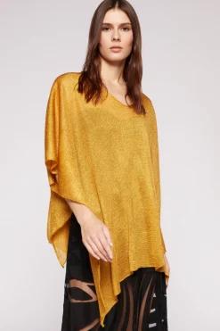 Poncho in lurex