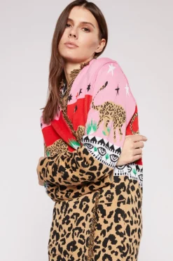 Spolverino animalier rosa