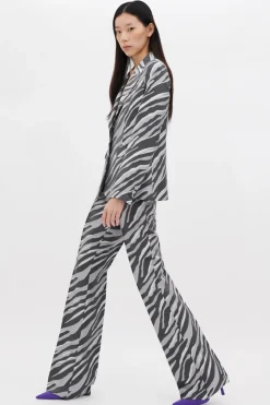 Tailleur pantalone zebrato