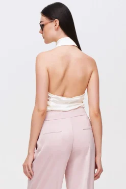 Top camicia bianco