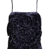 Top fiore velluto
