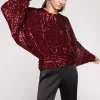 Top in paillettes