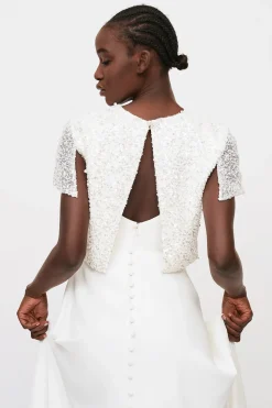 Top paillettes