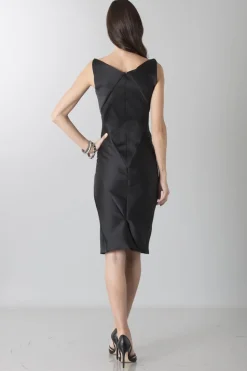 Tubino in stretch satin